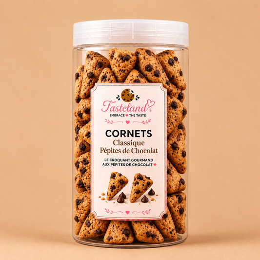 Cornets Cookie Classique aux Pépites de Chocolat