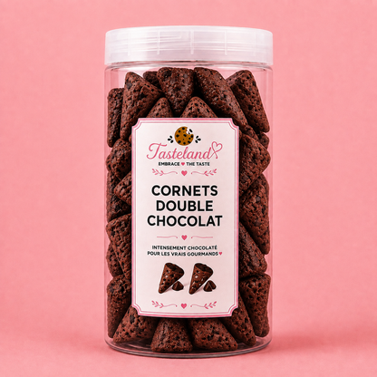 Cornets Cookie Double Chocolat