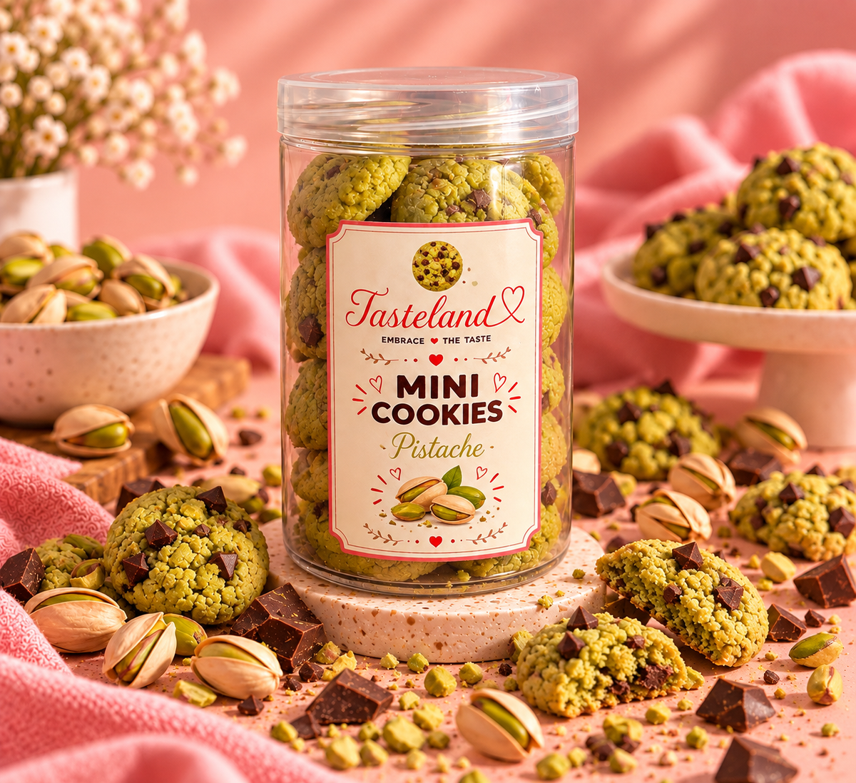 Mini Cookies Pistache 150g
