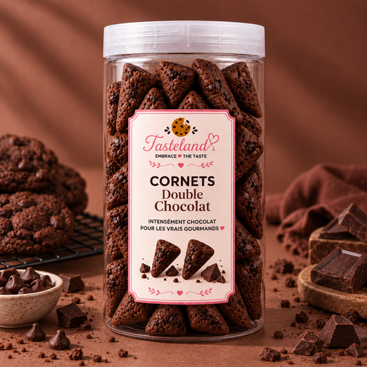 Cornets Cookie Double Chocolat
