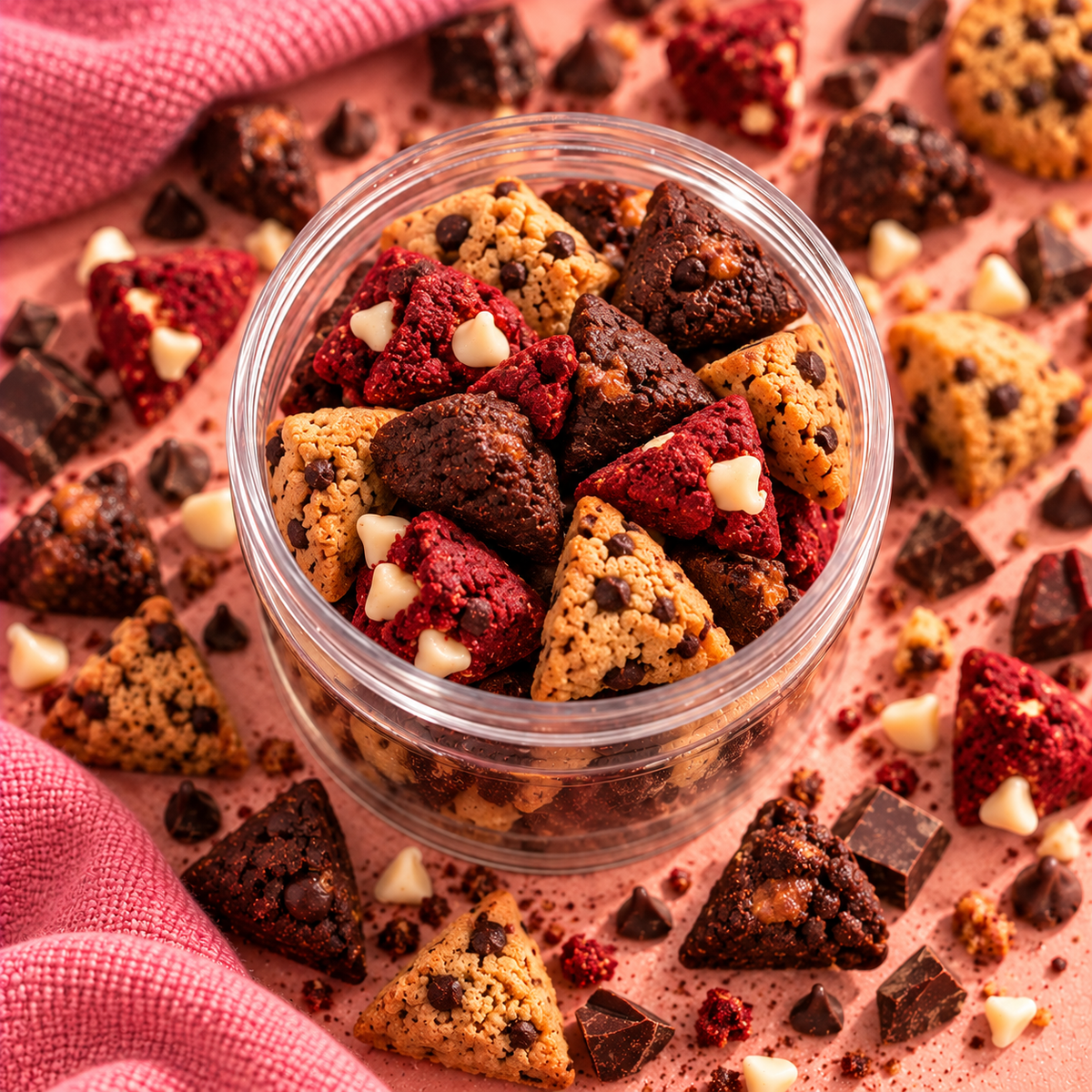 Mini Cornets Cookies Assortiments (4saveurs)- 150g