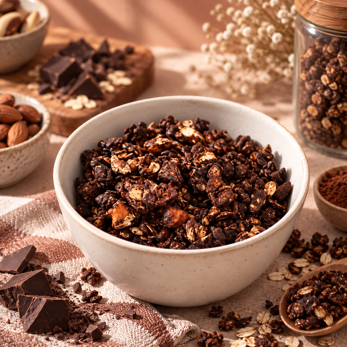 Granola Croustillant au Chocolat Noir