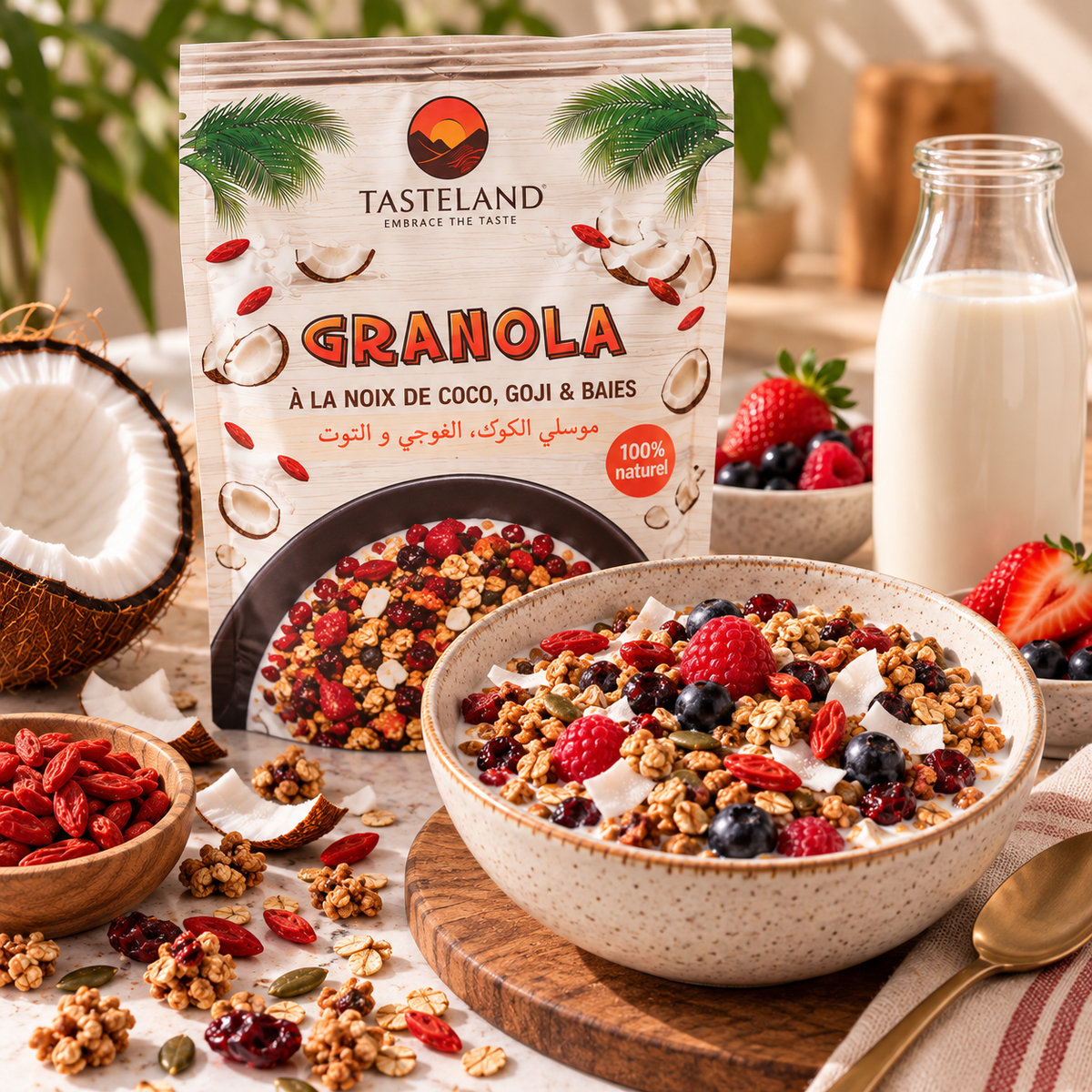 Granola Noix de Coco, Goji & Baies