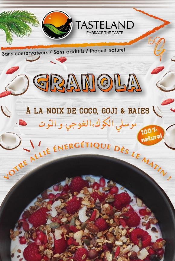 Granola Muesli à la Noix de Coco et Baies